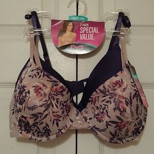 36C T-Shirt Bras 2pk Bundle Maidenform Lace Trim